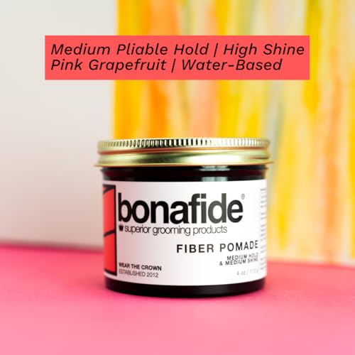 Fiber Pomade 4 oz. - Medium Shine & Control for Messy Hair
